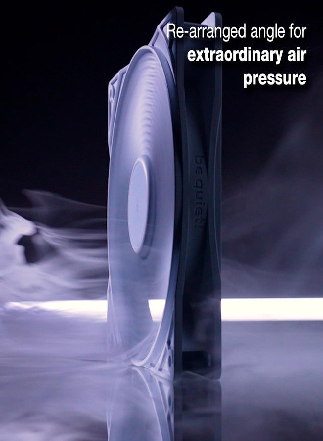 be quiet! Pure Wings 3 140mm PWM White Fan | High top-end Speed | Low Minimum RPM | Optimized Fan Frame | Extraordinary air Pressure | White | BL112 - Image 2